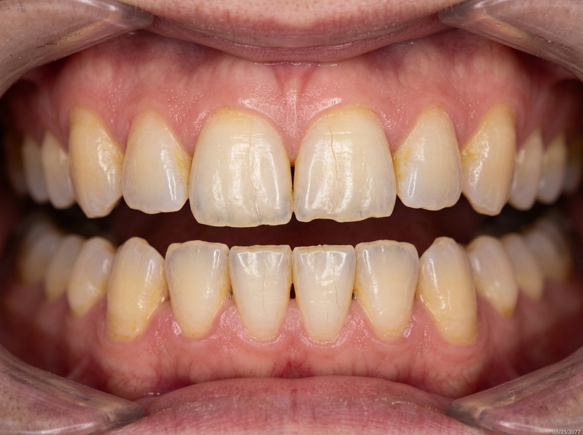 Full Porcelain Veneers Makeover Before