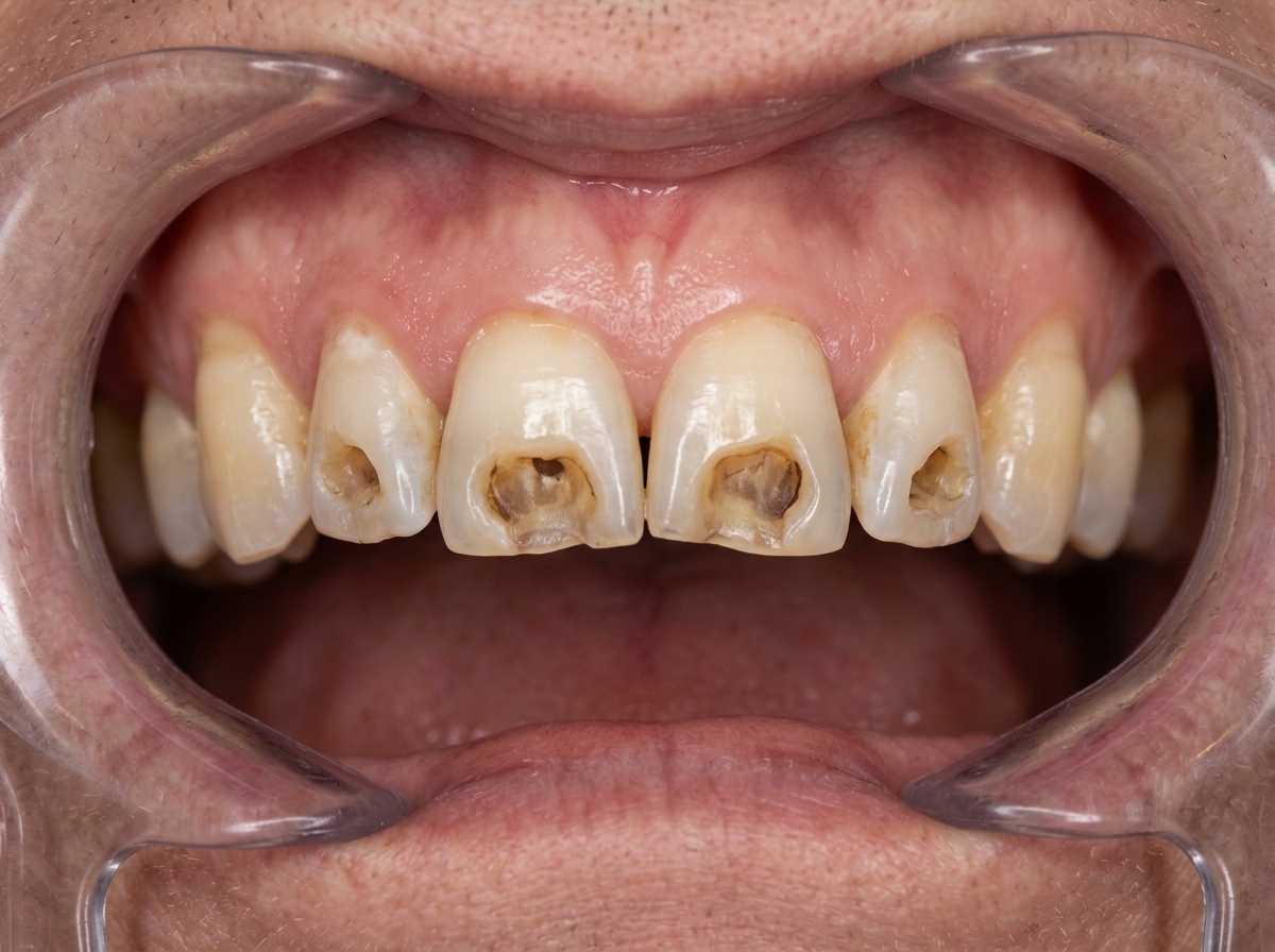Enamel Wear Rejuvenation Before