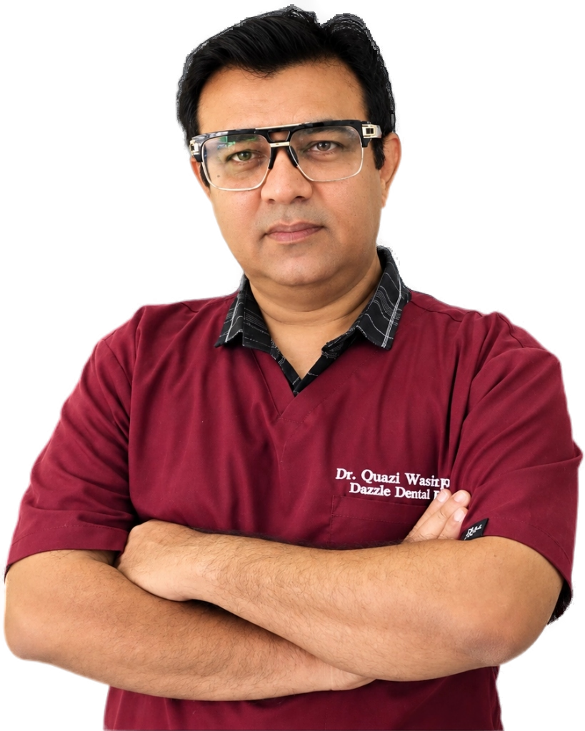 Dr. Quazi Wasim Bari, implant and full mouth rehabilitation dentist, Dazzle Dental Care, Andheri East